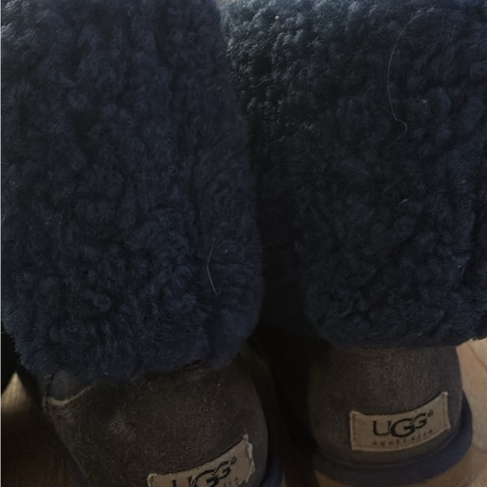 UGG Women's Blue Sheepskin Boots